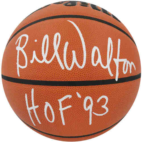 Bill Walton Signed Wilson Indoor/Outdoor NBA Basketball w/HOF'93