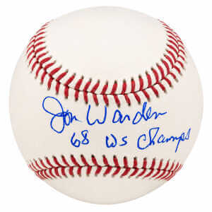 Jon Warden Signed Rawlings Official MLB Baseball w/68 WS Champs