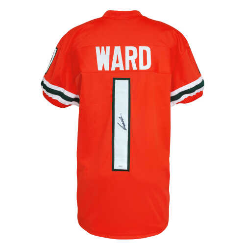 Cam Ward Signed Orange Custom College Football Jersey - (JSA)