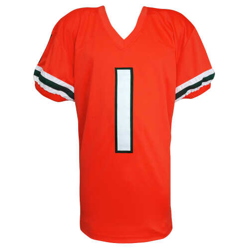 Cam Ward Signed Orange Custom College Football Jersey - (JSA) - Image 3