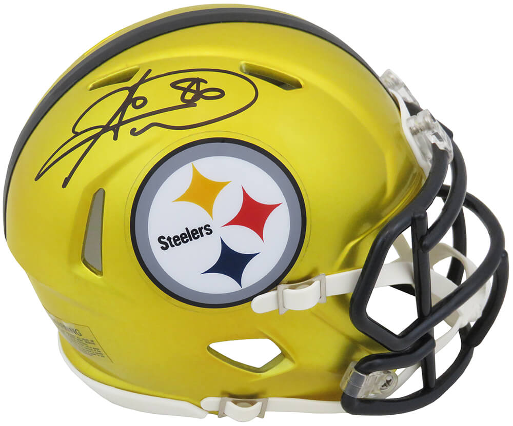 Hines Ward Signed Pittsburgh Steelers FLASH Riddell Speed Mini Helmet –  Schwartz Sports Memorabilia