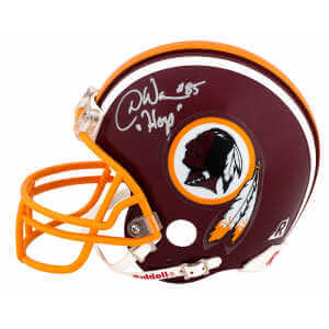 Don Warren Signed Washington Throwback Riddell (VSR4) Mini Helmet w/Hogs