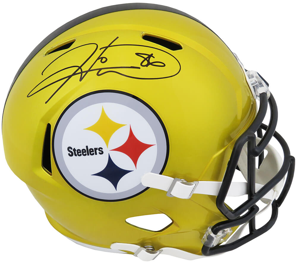 Hines Ward Signed Pittsburgh Steelers FLASH Riddell Full Size Speed Replica  Helmet – Schwartz Sports Memorabilia