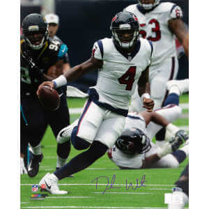 Deshaun Watson Signed Houston Texans Action 16x20 Photo - (Beckett)