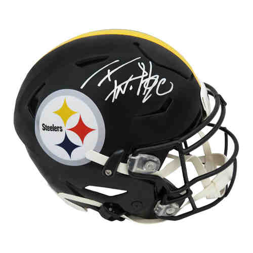 T.J. (TJ) Watt Signed Pittsburgh Steelers Riddell SpeedFlex Authentic Football Helmet