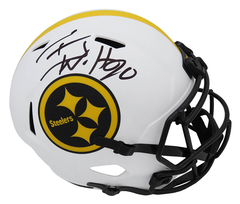 T.J. WATT Pittsburgh Steelers Autographed Mini Helmet including