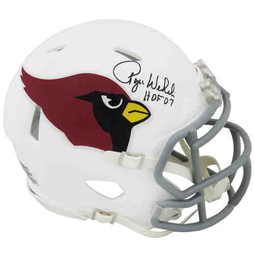 Roger Wehrli Signed Arizona Cardinals Throwback Riddell Speed Mini Helmet w/HOF'07