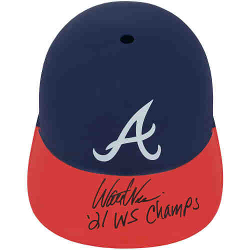 Walt Weiss Signed Atlanta Braves Souvenir Replica Batting Helmet w/2021 WS Champs