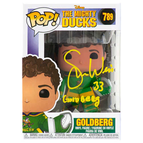 Shaun Weiss Signed The Mighty Ducks Goldberg Funko Pop Doll #789