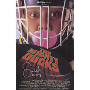 Shaun Weiss Signed The Mighty Ducks (Goldberg Image) 11x17 Movie Poster w/Goldberg