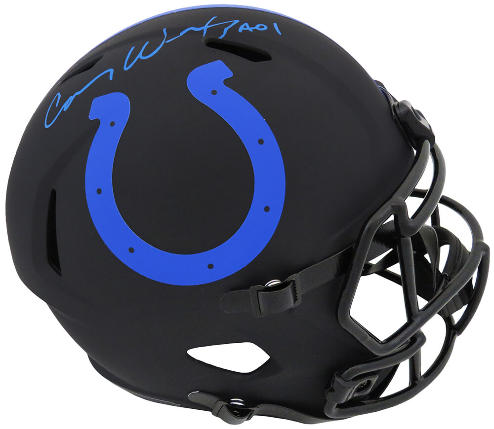 Carson Wentz Signed Indianapolis Colts Eclipse Riddell Full Size Speed  Replica Helmet (Fanatics) – Schwartz Sports Memorabilia