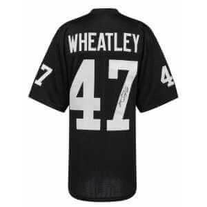 Tyrone Wheatley Signed Black Custom Football Jersey