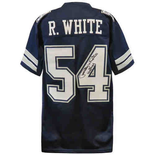 Randy White Signed Navy T/B Custom Football Jersey w/HOF'94