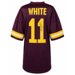 Danny White Signed Maroon Custom College Football Jersey
