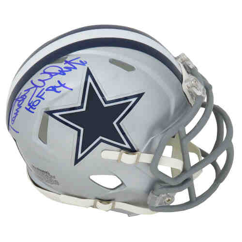 Randy White Signed Dallas Cowboys Riddell Speed Mini Helmet w/HOF'94