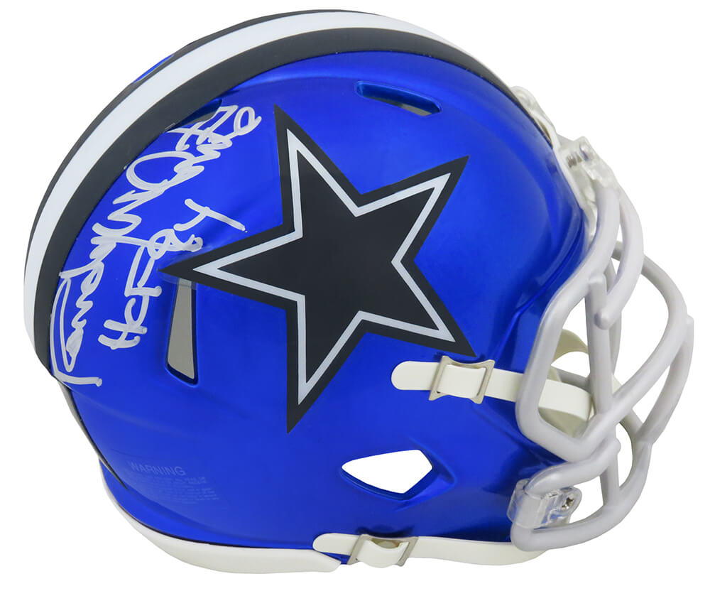 Randy White Signed Dallas Cowboys Speed Flash NFL Mini Helmet