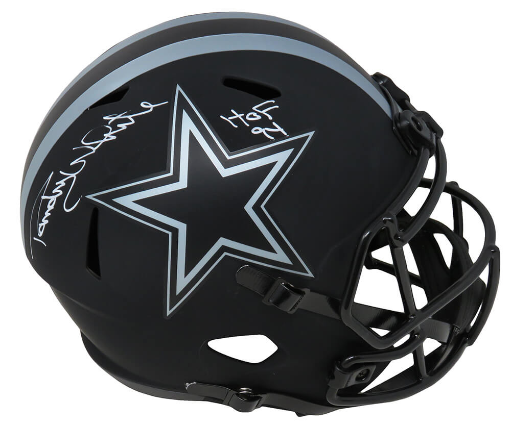 Randy White Signed Dallas Cowboys Eclipse Black Matte Riddell Full-Size  Speed Replica Helmet w/HOF'94 – Schwartz Sports Memorabilia