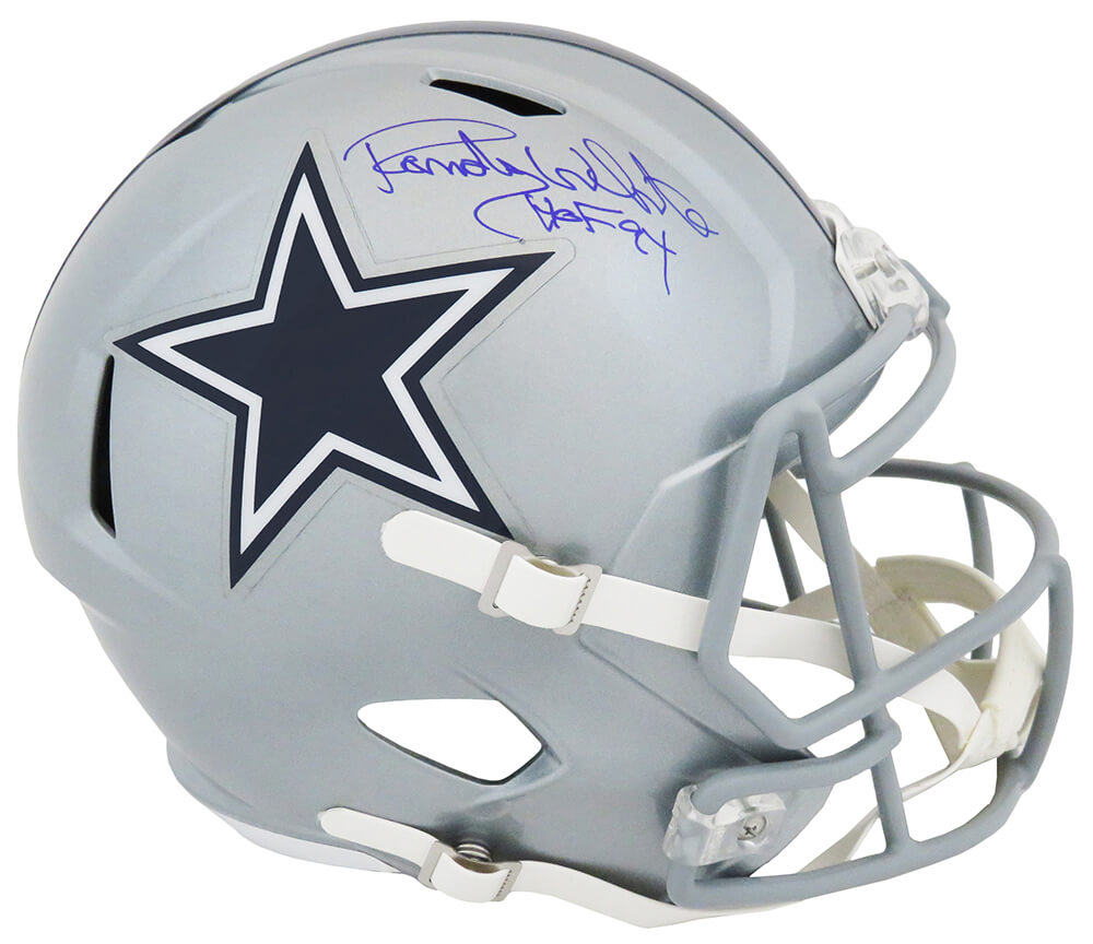 Randy White Signed Cowboys Riddell Full Size Speed Replica Helmet (In Blue)  – Schwartz Sports Memorabilia