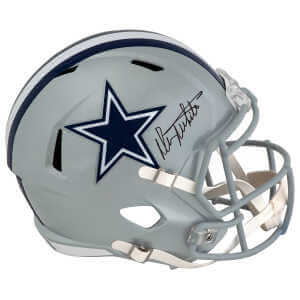 Danny White Signed Dallas Cowboys Riddell Full Size Speed Replica Helmet