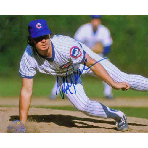 Mitch Williams Signed Cubs Pitching 8x10 Photo