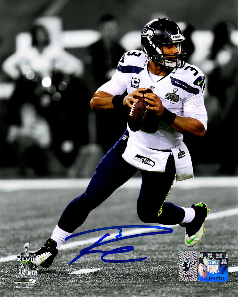 Russell Wilson Seattle Seahawks Autographed Wilson Super Bowl