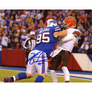 Kyle Williams Signed Bills vs Browns 8×10 Photo