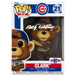 Billy Williams Signed Chicago Cubs Clark Mascot Funko Pop Doll #21