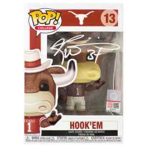 Ricky Williams Signed Texas Longhorns Hook Em Funko Pop Doll #13