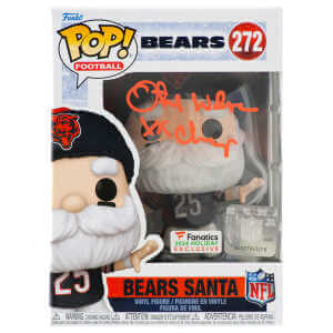 Otis Wilson Signed Chicago Bears SANTA Funko Pop Doll #272 w/XX Champs