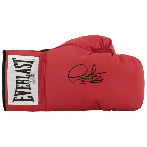 Deontay Wilder Signed Everlast Red Boxing Glove - (Beckett)