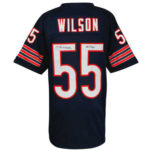 Otis Wilson Signed Navy Custom Football Jersey w/SB XX 85