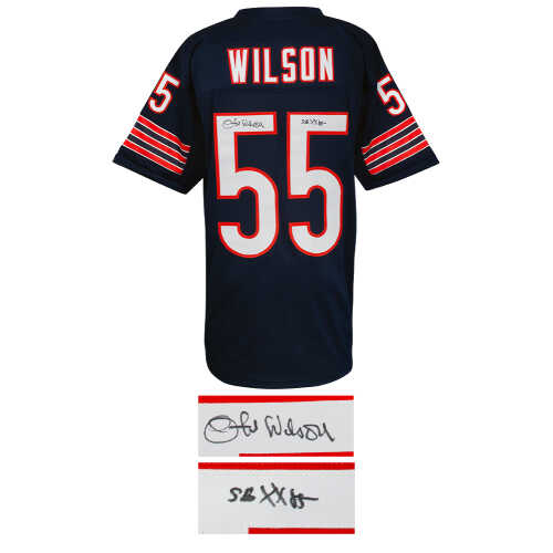 Otis Wilson Signed Navy Custom Football Jersey w/SB XX 85 - Image 2