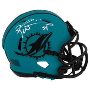 Ricky Williams Signed Texas Longhorns SLATE Riddell Speed Mini Helmet