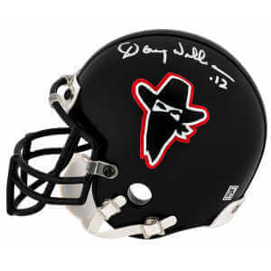 Doug Williams Signed USFL Outlaws Riddell (VSR4) Mini Helmet