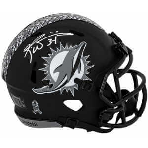 Ricky Williams Signed Miami Dolphins 2026 Salute Riddell Speed Mini Helmet