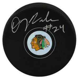 Doug Wilson Signed Chicago Blackhawks Logo Hockey Puck