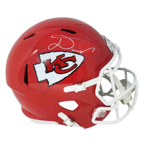Damien Williams Signed Kansas City Chiefs Riddell Full Size Speed Replica Helmet