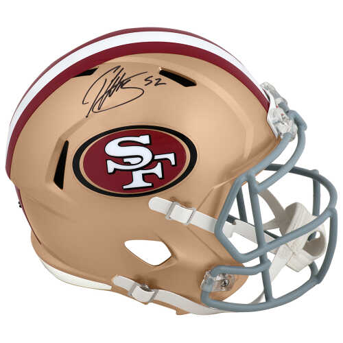 Patrick Willis Signed San Francisco 49ers Riddell Full Size Speed Replica Helmet