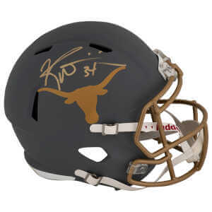 Ricky Williams Signed Texas Longhorns SLATE Riddell Full Size Speed Replica Helmet