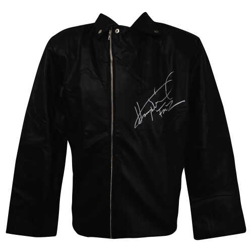 Henry Winkler Signed T-Bird Black Greaser Biker Costume Jacket w/Fonz