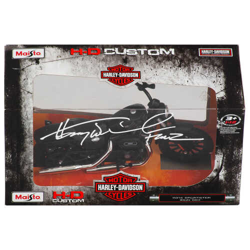 Henry Winkler Signed Harley Davidson 2014 Sportster Iron 883 1:12 Scale Motorcycle w/Fonz