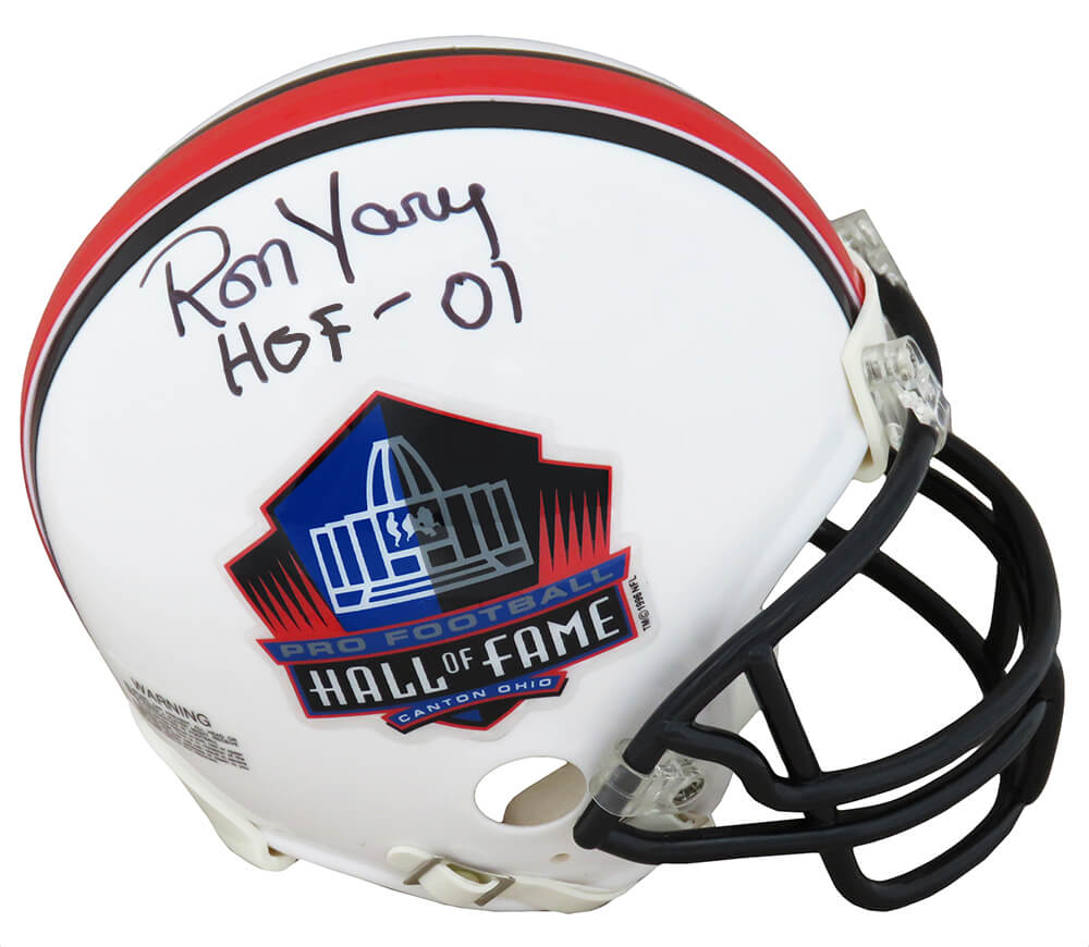 Ron Yary Autographed Minnesota Vikings Riddell Mini Helmet HOF-01