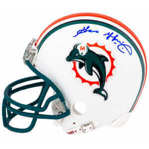 Garo Yepremian Signed Miami Dolphins Riddell (VSR4) Mini Helmet