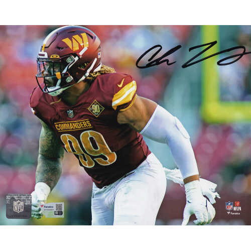 Chase Young Signed Washington Commanders Pass Rush Action 8x10 Photo - (Fanatics)