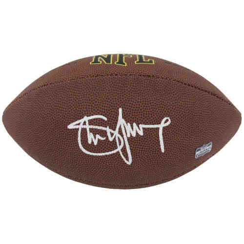 Steve Young Signed Wilson Super Grip Full Size NFL Football