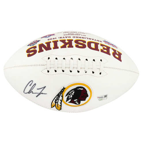 Chase Young Signed Washington Redskins Jarden White Logo Football - (Fanatics)