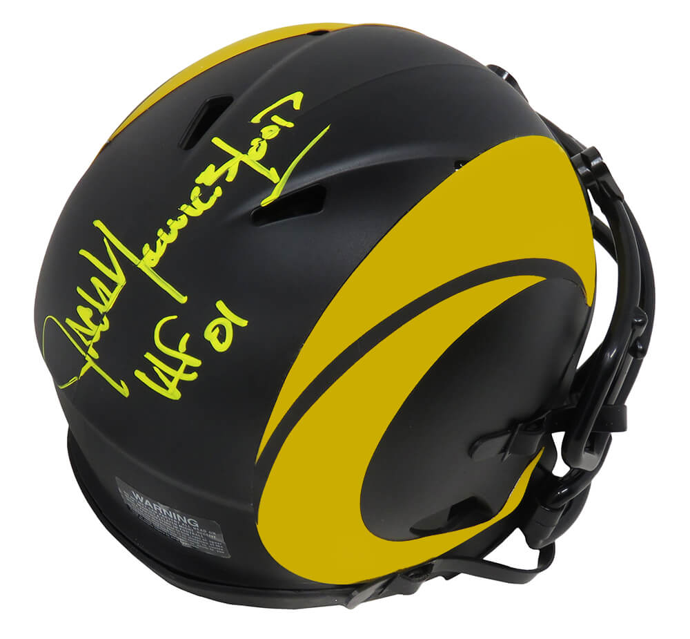 Jack Youngblood Signed Los Angeles Rams Eclipse Black Matte Riddell ...