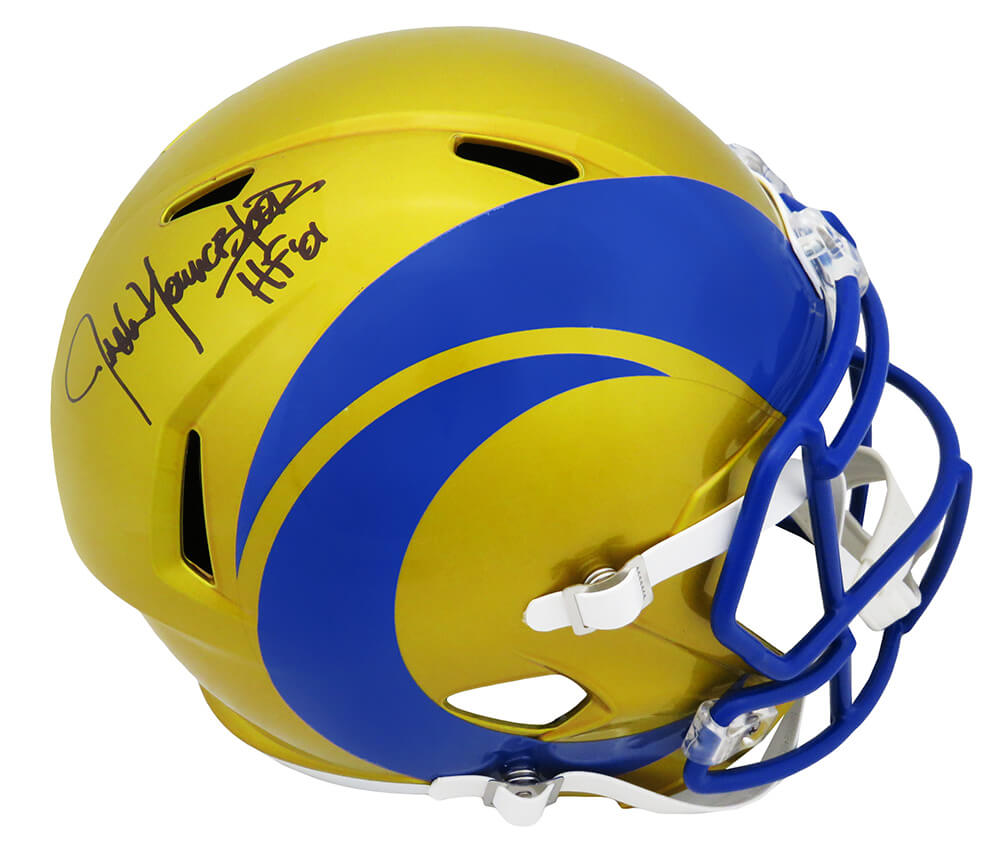 Riddell Los Angeles Rams Speed Replica Football Helmet