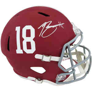 Tua Tagovailoa Alabama Crimson Tide Autographed Riddell Speed Mini Helmet