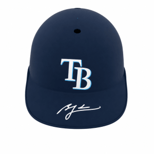 Ben Zobrist Signed Tampa Bay Rays Souvenir Replica Batting Helmet